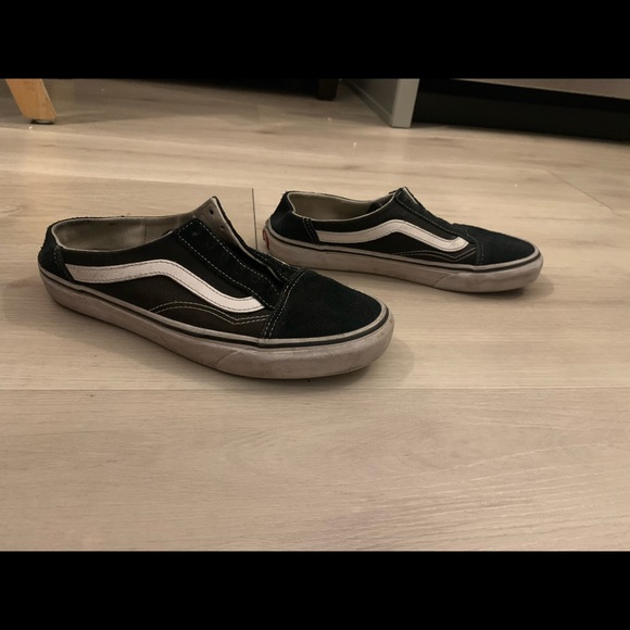 vans suede old skool mule
